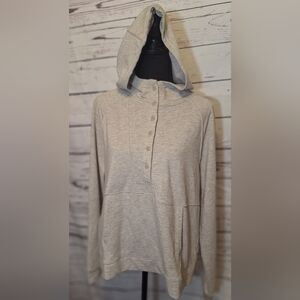 MPG Light Gray/ Oatmeal Women's Sweatshirt Sz. L #1884